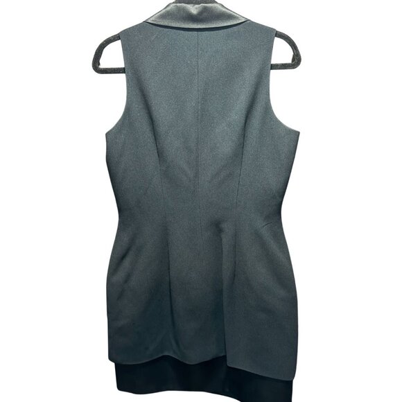 Ann Tijan for Kenar Vintage Tuxedo Dress – Black – Size 12 (Fits Modern 8/10) - Picture 12 of 12